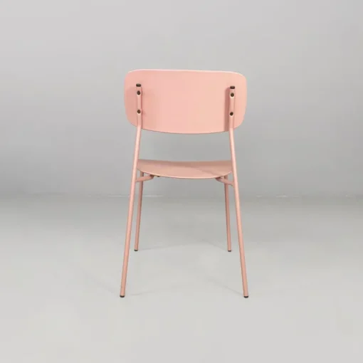 Pamono Italian Modern Light Pink Metal and Plastic Chairs from Tomasucci, 2000s, Set of 4 Outlet