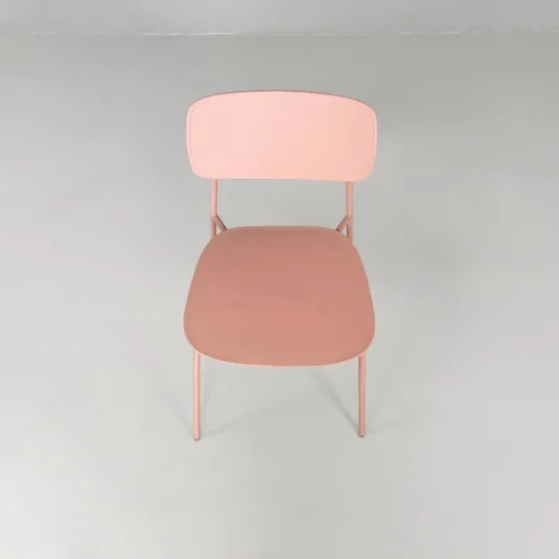 Pamono Italian Modern Light Pink Metal and Plastic Chairs from Tomasucci, 2000s, Set of 4 Outlet