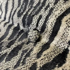 Pamono Italian Modern Tiger Print Rocking Armchair Ellipse Renato Zevi for Selig, 1970s Best