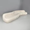 Pamono Italian Modern White Carrera Sofa attributed to De Pas, Durbino and Lomazzi for B&B Italia, 1970s Clearance