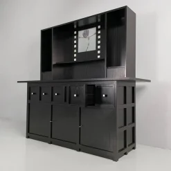 Pamono Italian Modern Wood Highboard by Charles Rennie Mackintosh for Cassina, 1980s