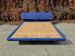 Pamono Italian Modernist Marlo Bed attributed to Afra and Tobia Scarpa for Molteni, 1982 Sale