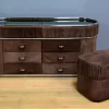 Pamono Italian Nubuck Dressing Table, 1970s Best