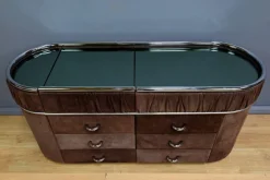 Pamono Italian Nubuck Dressing Table, 1970s Best