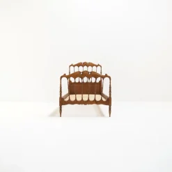 Pamono Italian Pine Chiavari Bed by Giuseppe Gaetano Descalzi, 1950s Clearance