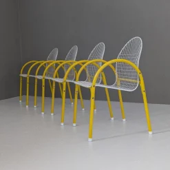 Pamono Italian Postmodern Metal Wire Mesh Garden Set from EMU, 1980s, Set of 5 Best