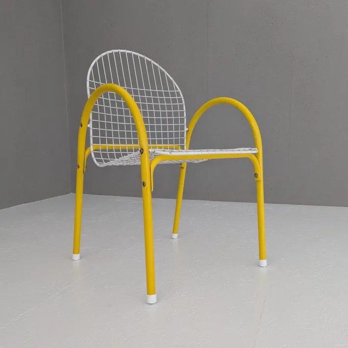 Pamono Italian Postmodern Metal Wire Mesh Garden Set from EMU, 1980s, Set of 5 Best