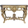 Pamono Italian Rococo Console with White Marble Top, 18th-19th Century Outlet