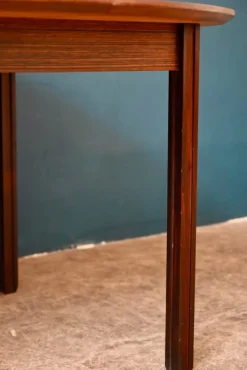 Pamono Italian Round Oval Rosewood Dining Table with Extension, 1970s Hot