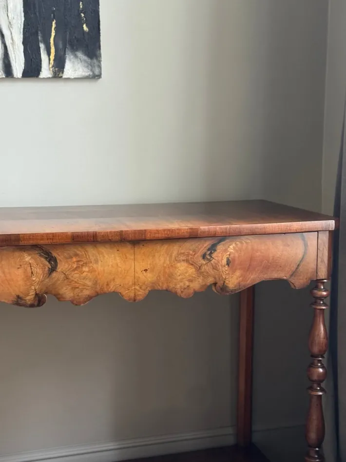 Pamono Italian Rustic Scalloped Console Table Best