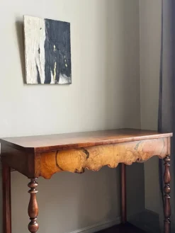 Pamono Italian Rustic Scalloped Console Table Best