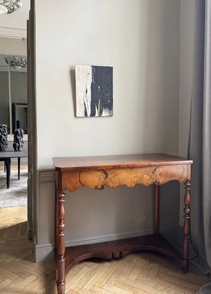 Pamono Italian Rustic Scalloped Console Table Best