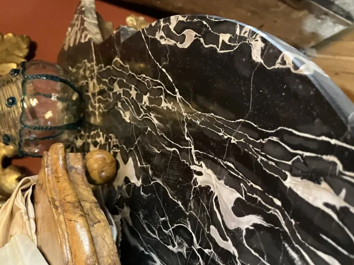 Pamono Italian Sculptural Silver Mecca Gilding Console Tables, Set of 2 New