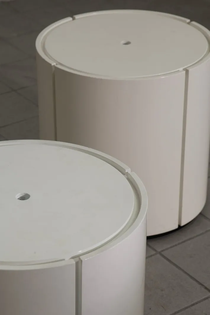 Pamono Italian Storage Bedside Tables, 1980s, Set of 2 Discount