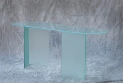 Pamono Italian Table in Crystal from Fontana Arte Discount