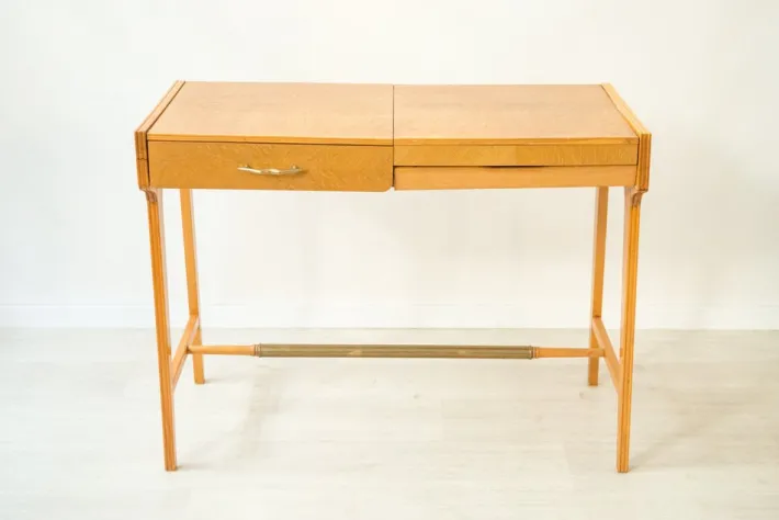 Pamono Italian Toesletta Pei Dressing Table and Chair by Gio Ponti for S.P. & C., 1960s, Set of 2 Outlet