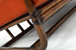 Pamono Italian Two-Seater Bamboo Lounge Sofa, 1960s Discount