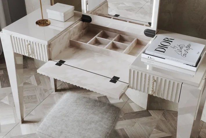 Pamono Italian Vanity Table in Beige from Kabinet Outlet