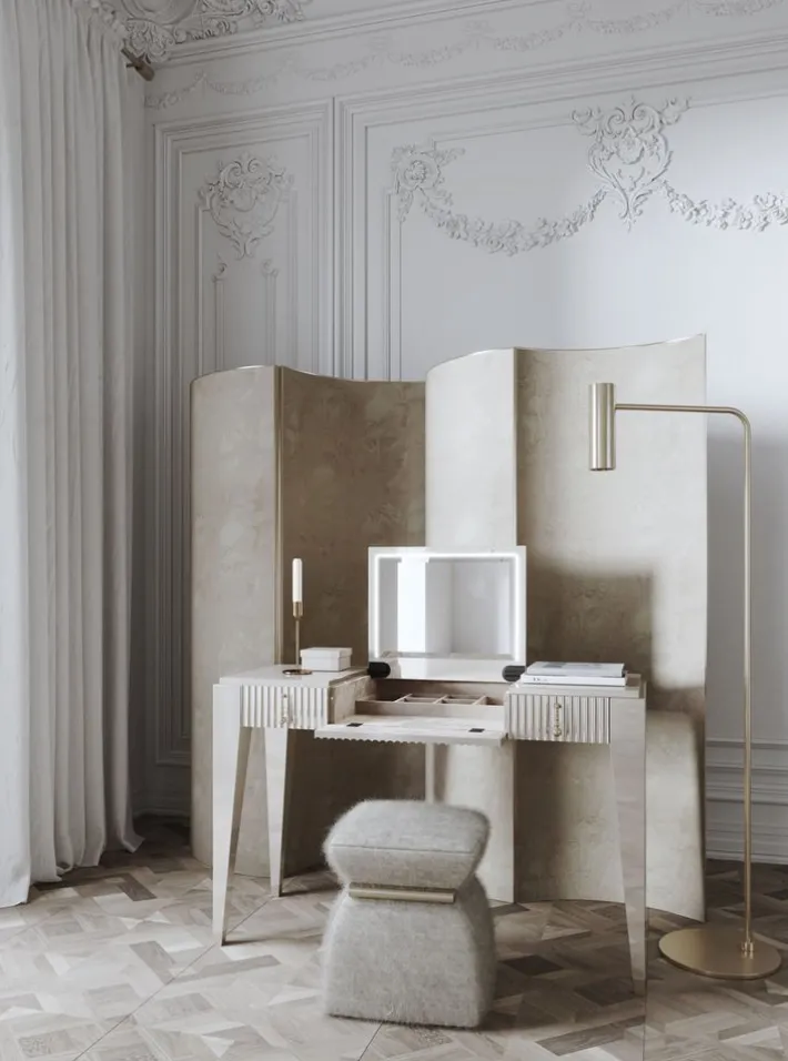 Pamono Italian Vanity Table in Beige from Kabinet Outlet