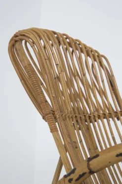Pamono Italian Vintage Bamboo Rocking Chair 1950s