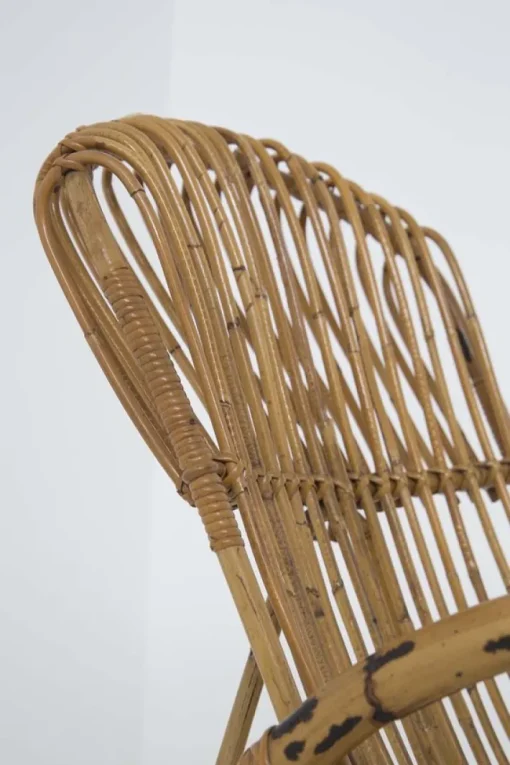 Pamono Italian Vintage Bamboo Rocking Chair 1950s