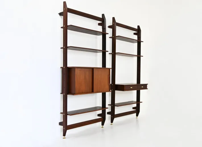 Pamono Italian Wall Units, 1960s, Set of 2 Best