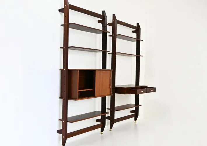 Pamono Italian Wall Units, 1960s, Set of 2 Best