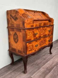Pamono Italian Walnut Veneered Flap Desk, 1930s Discount