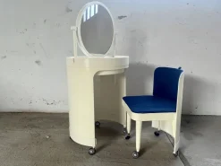 Pamono Italian White Dressing Table and Chair from Studio Kastilia, 1970s, Set of 2 Best