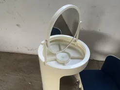 Pamono Italian White Dressing Table and Chair from Studio Kastilia, 1970s, Set of 2 Best