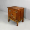 Pamono Italian Wood and Brass Ice Box, 1930s Outlet