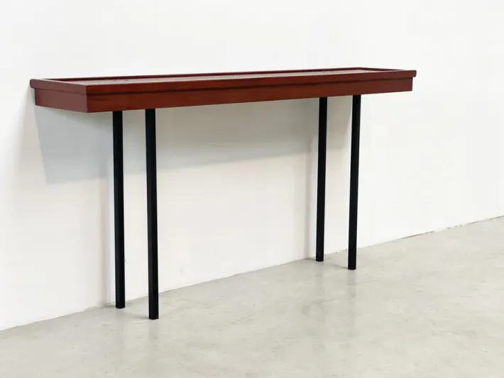 Pamono Italian Wood and Metal Console Table Discount