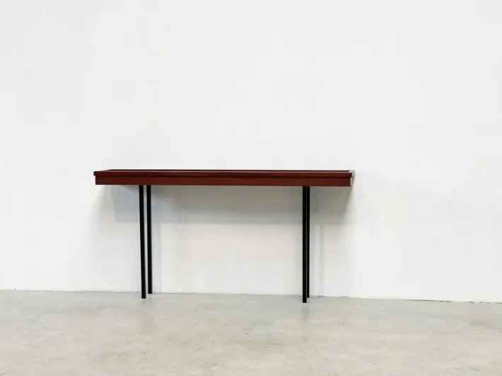 Pamono Italian Wood and Metal Console Table Discount