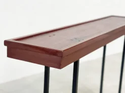 Pamono Italian Wood and Metal Console Table Discount