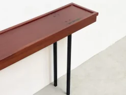 Pamono Italian Wood and Metal Console Table Discount