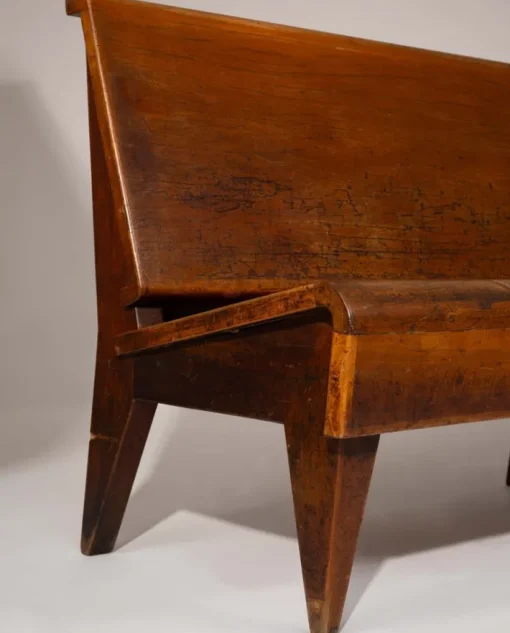 Pamono Italian Wood Bench, 1940s Sale
