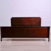 Pamono Italian Wooden Double Bed from Brembilla, Bergamo, 1950s-1960s Clearance