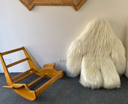 Pamono Italian Yeti Rocking Chair by Mario Scheichenbauer for Elam, 1970s Sale