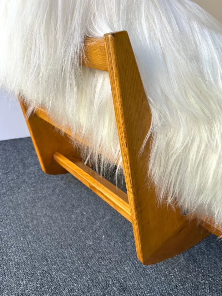 Pamono Italian Yeti Rocking Chair by Mario Scheichenbauer for Elam, 1970s Sale