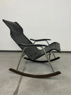 Pamono Japanese Folding Rocking Chair by Nii Takeshi, 1960s Discount