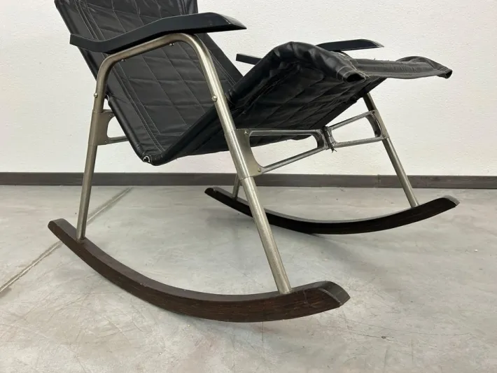 Pamono Japanese Folding Rocking Chair by Nii Takeshi, 1960s Discount