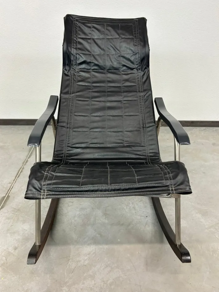 Pamono Japanese Folding Rocking Chair by Nii Takeshi, 1960s Discount