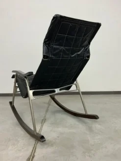 Pamono Japanese Folding Rocking Chair by Nii Takeshi, 1960s Discount