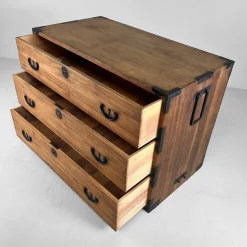 Pamono Japanese Kimono Tansu Chest, 1900s Discount