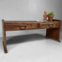 Pamono Japanese Minimalist Writing Desk, 1920s Clearance
