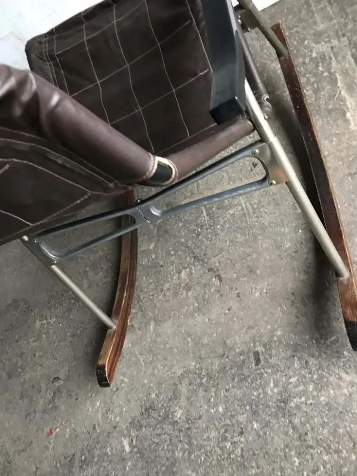 Pamono Japanese Rocking Chair by Takeshi Nii, 1950s Best