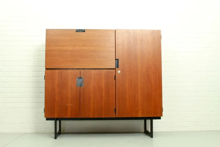 Pamono Japanese Series CU01 Highboard by Cees Braakman for Pastoe, 1960s Hot