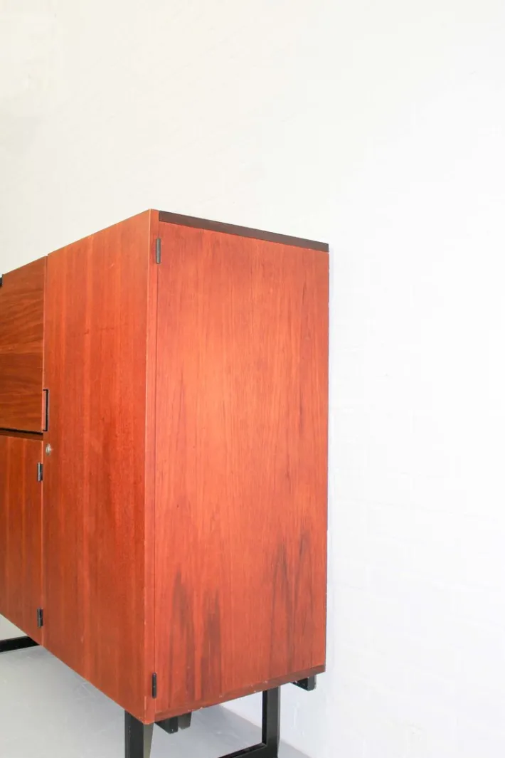 Pamono Japanese Series CU01 Highboard by Cees Braakman for Pastoe, 1960s Hot