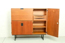 Pamono Japanese Series CU01 Highboard by Cees Braakman for Pastoe, 1960s Hot