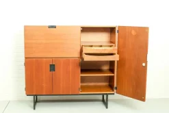 Pamono Japanese Series CU01 Highboard by Cees Braakman for Pastoe, 1960s Hot